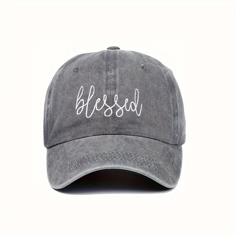 Embroidered “Blessed” Trucker Cap