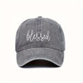 Embroidered “Blessed” Trucker Cap