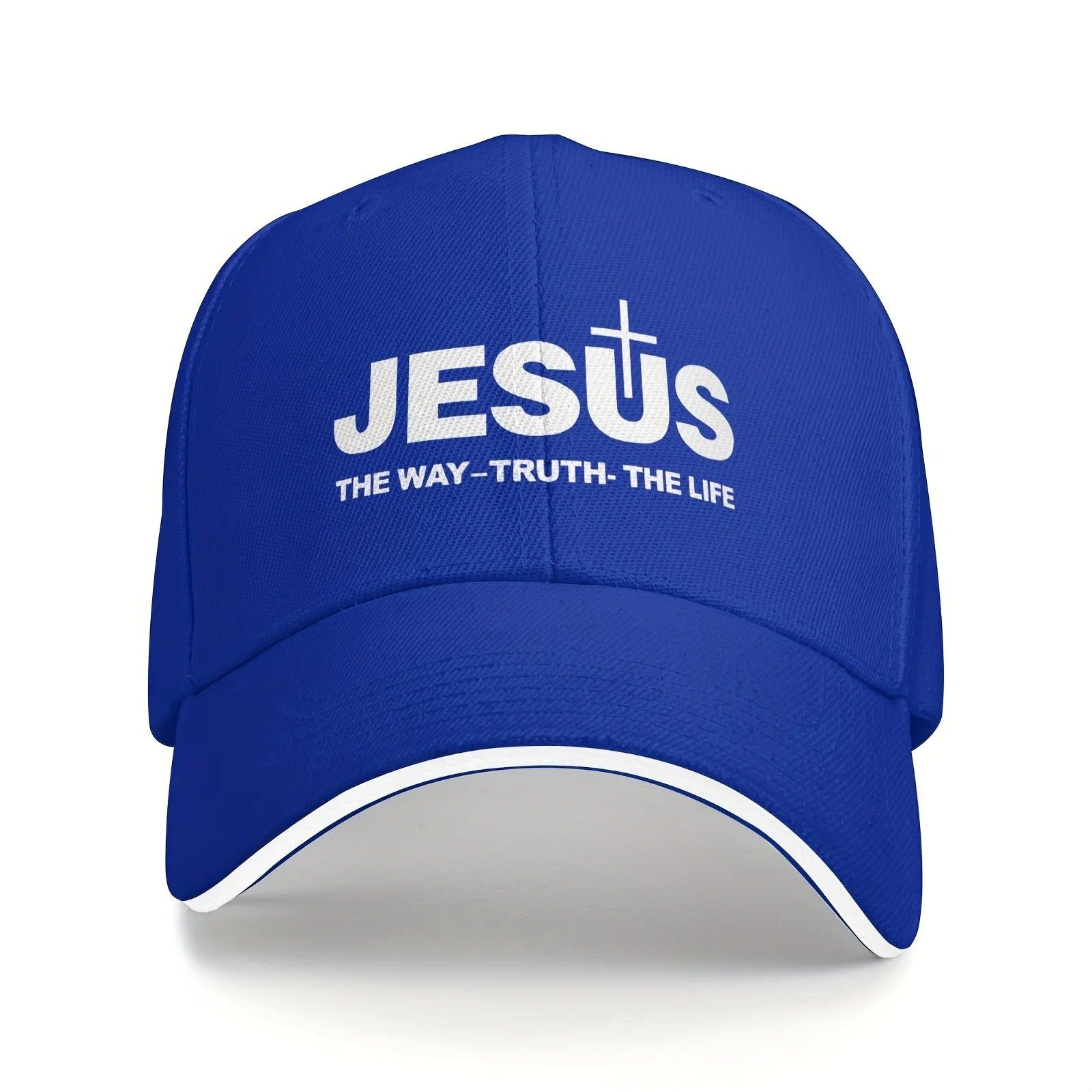 Jesus Cross Print Dad Cap