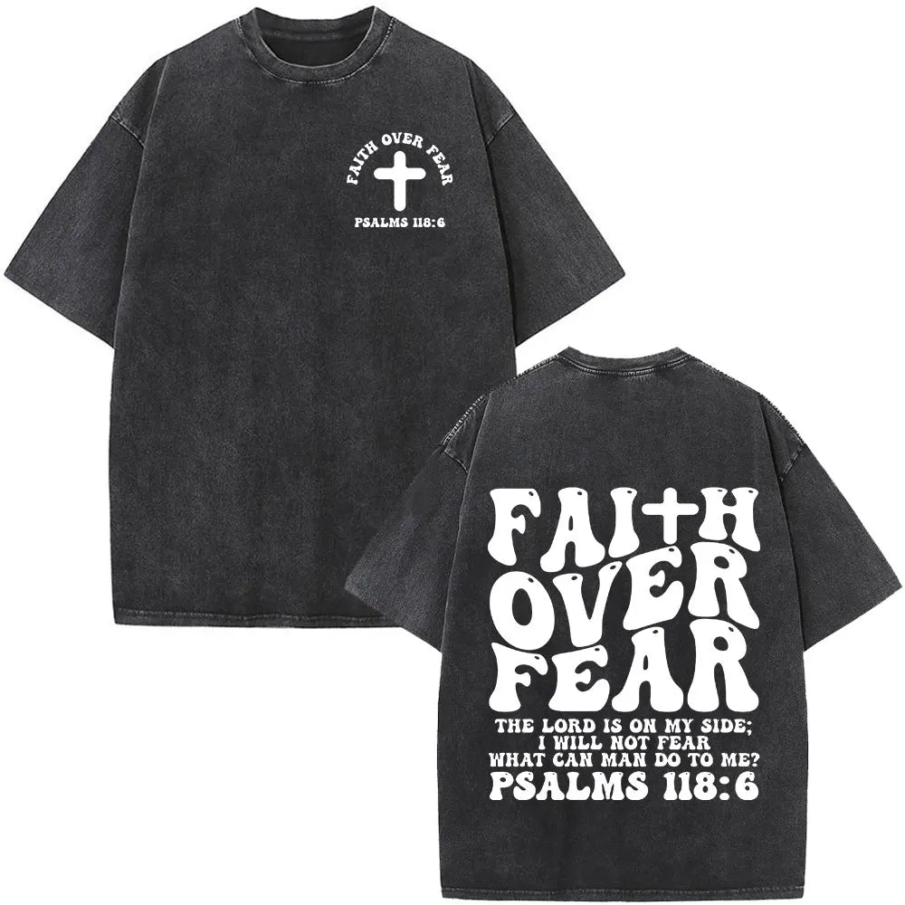 Faith Over Fear Vintage Tee