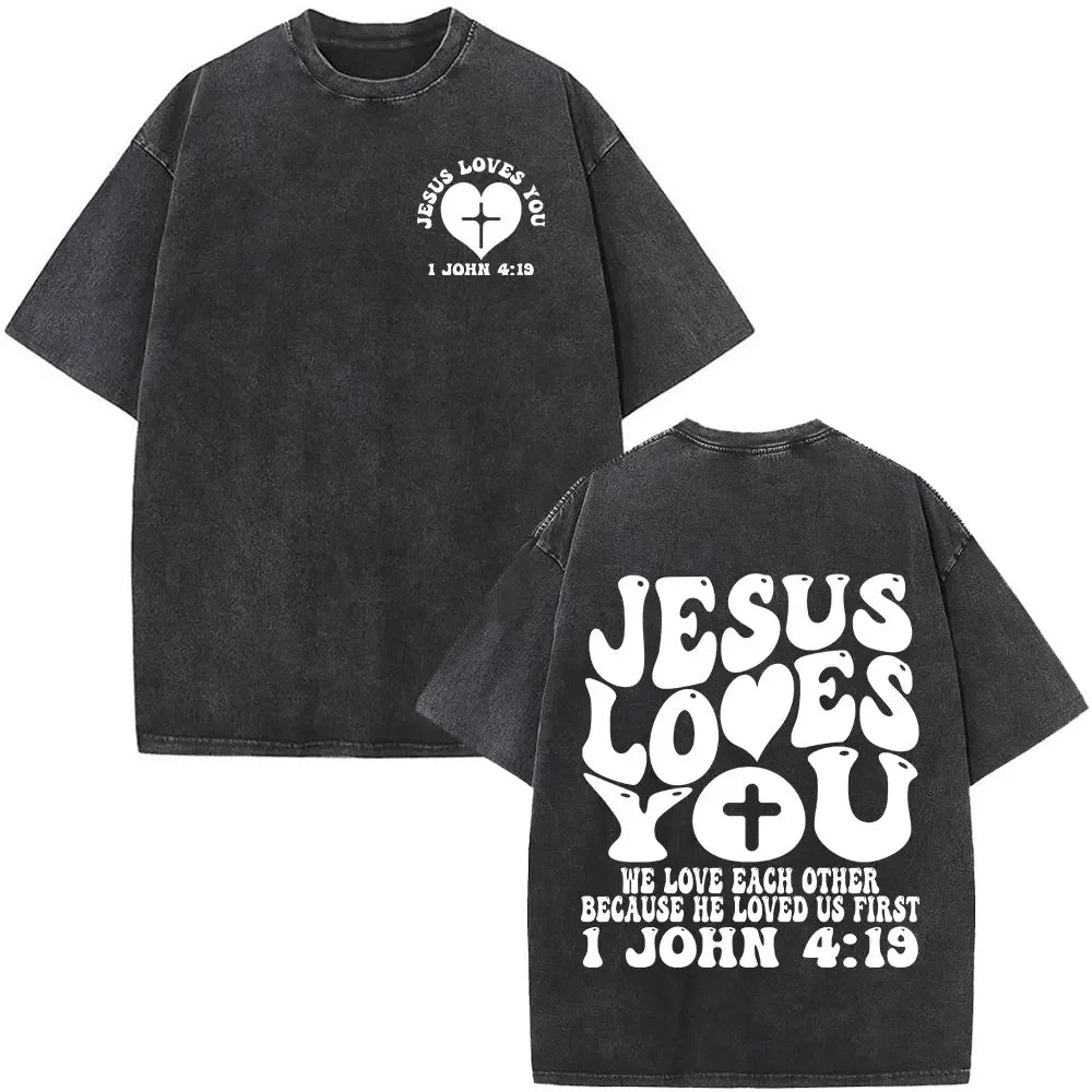 Faith Over Fear Vintage Washed Tee