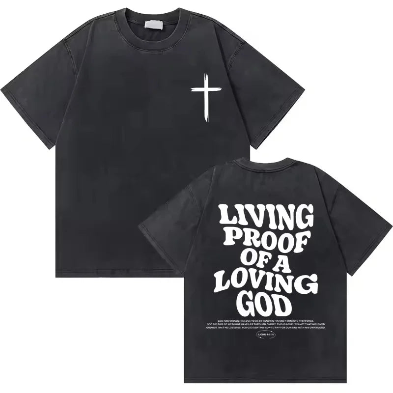 Vintage “God Loves You” Graphic Tee