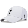 Cross Embroidered Adjustable Cap
