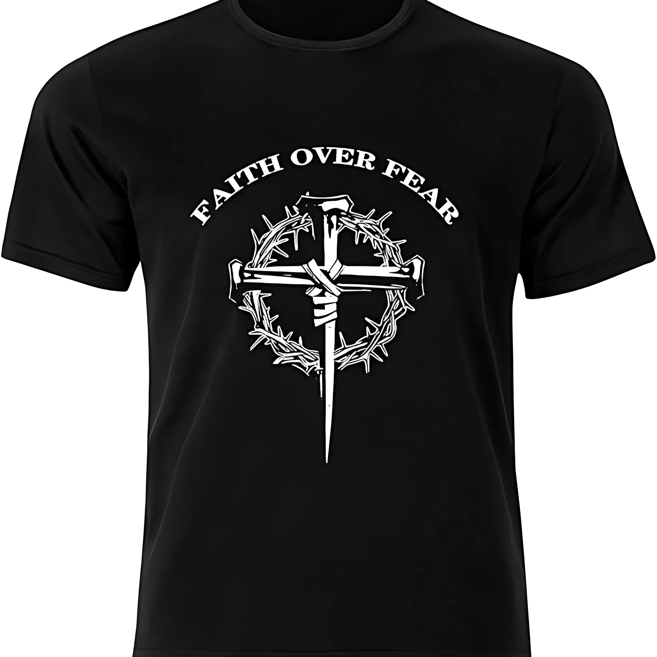 Faith Over Fear Graphic Tee (180g)