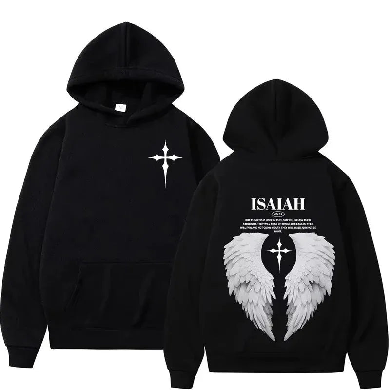 Jesus Wing Bible Verse Hoodie