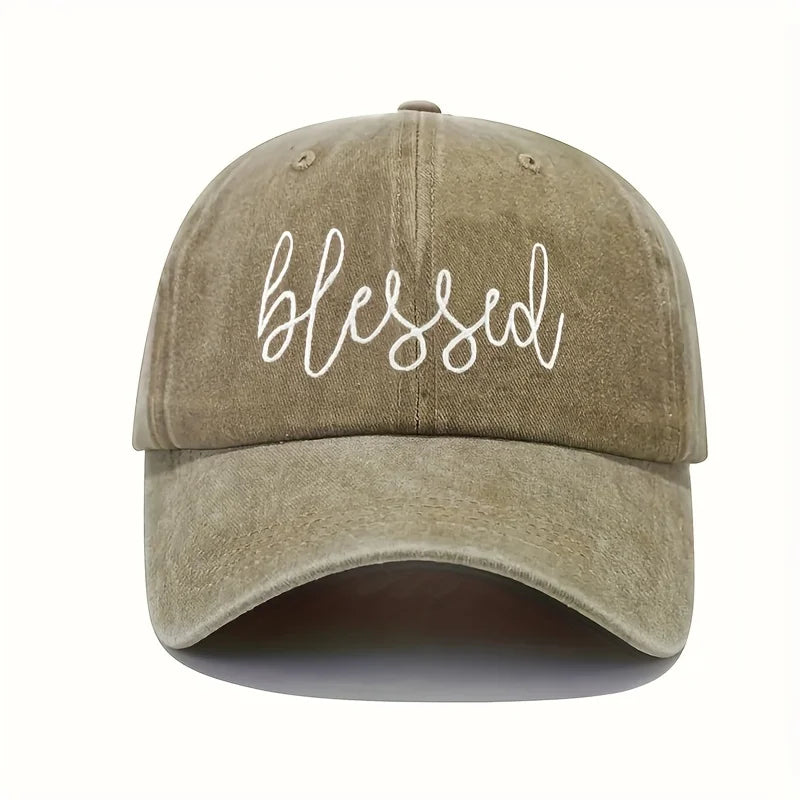 Embroidered “Blessed” Trucker Cap
