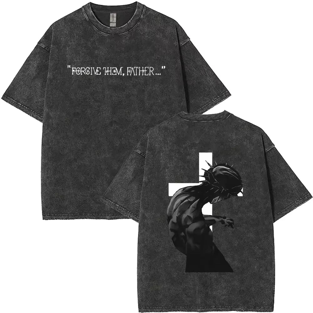 Retro Jesus Graphic Cotton Tee