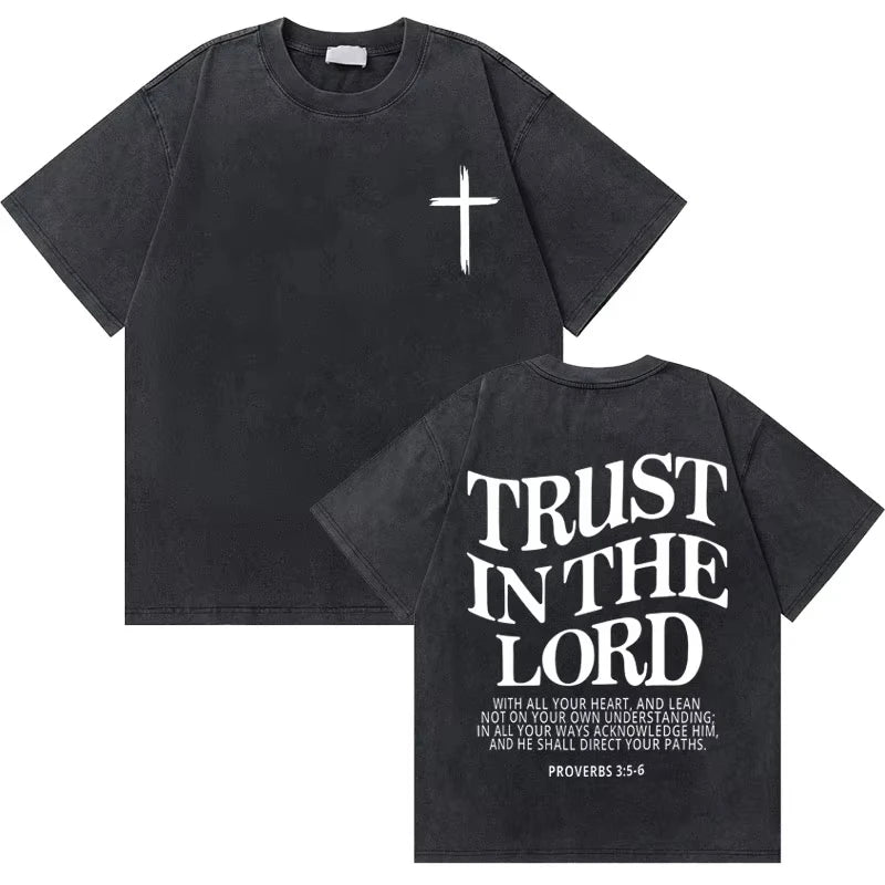 Retro Jesus Graphic Cotton Tee