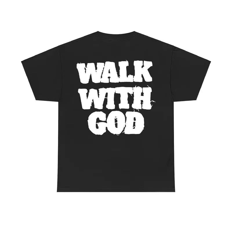 Walk With God Slogan Tee