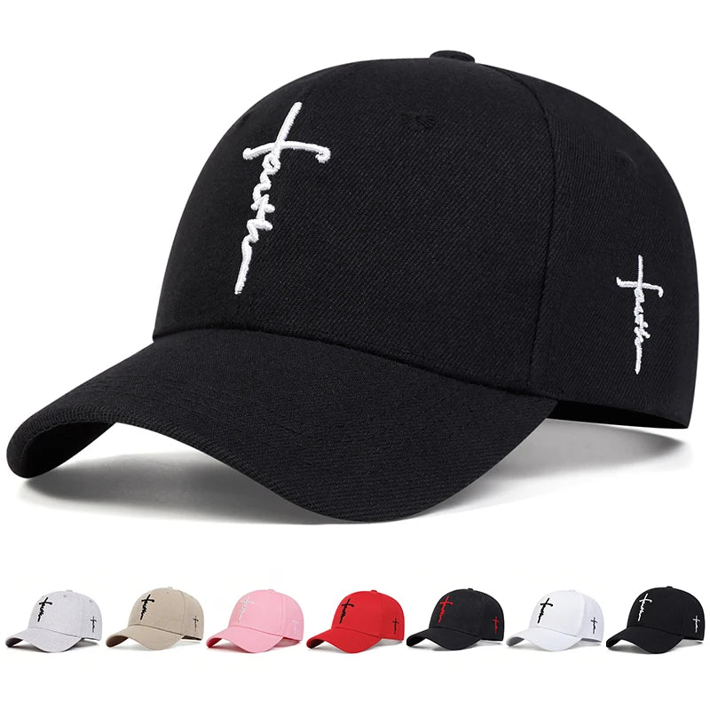 Faith Embroidered Snapback Cap