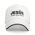 Jesus Cross Print Dad Cap