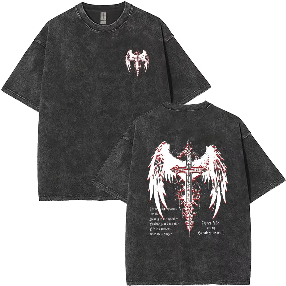 Retro Jesus Graphic Cotton Tee