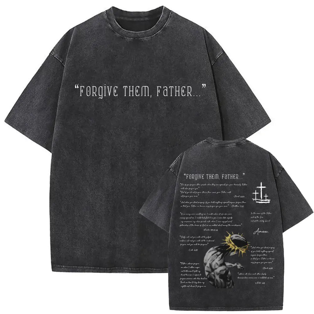 “Forgive Them Father” Vintage Tee