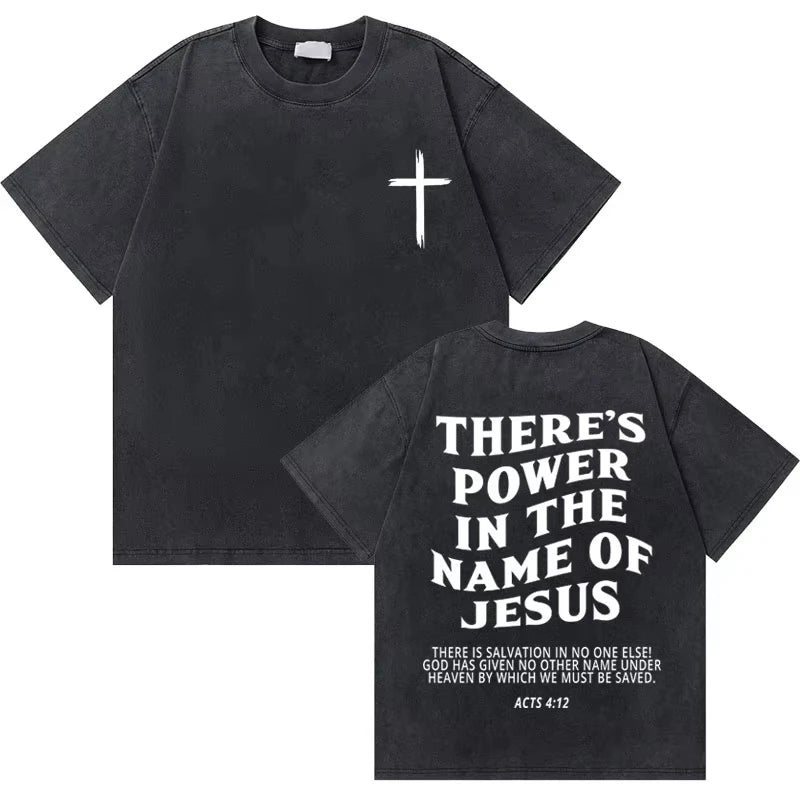 Retro Jesus Graphic Cotton Tee