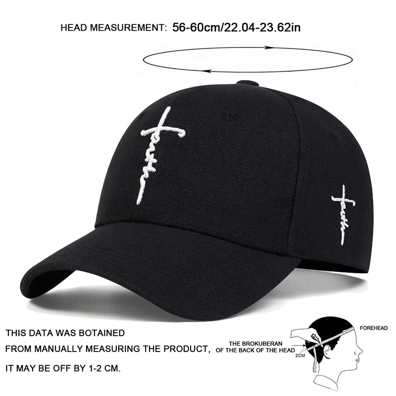 Faith Embroidered Snapback Cap